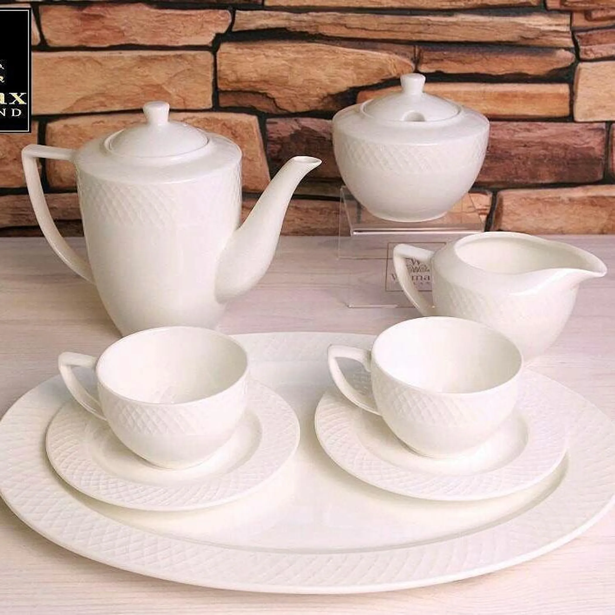 3 FL OZ | 90 ML COFFEE CUP & SAUCER SET OF 6 IN GIFT BOX - Image 4